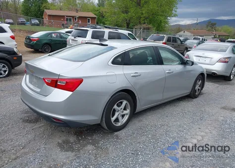 2017 Chevrolet Malibu Ls из США, поврежденный, VIN 1G1ZB5ST6HF104662